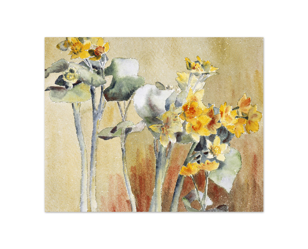 Hannah Borger Overbeck - Orange Flower without Margin - Compact / Full Bleed / No Frame