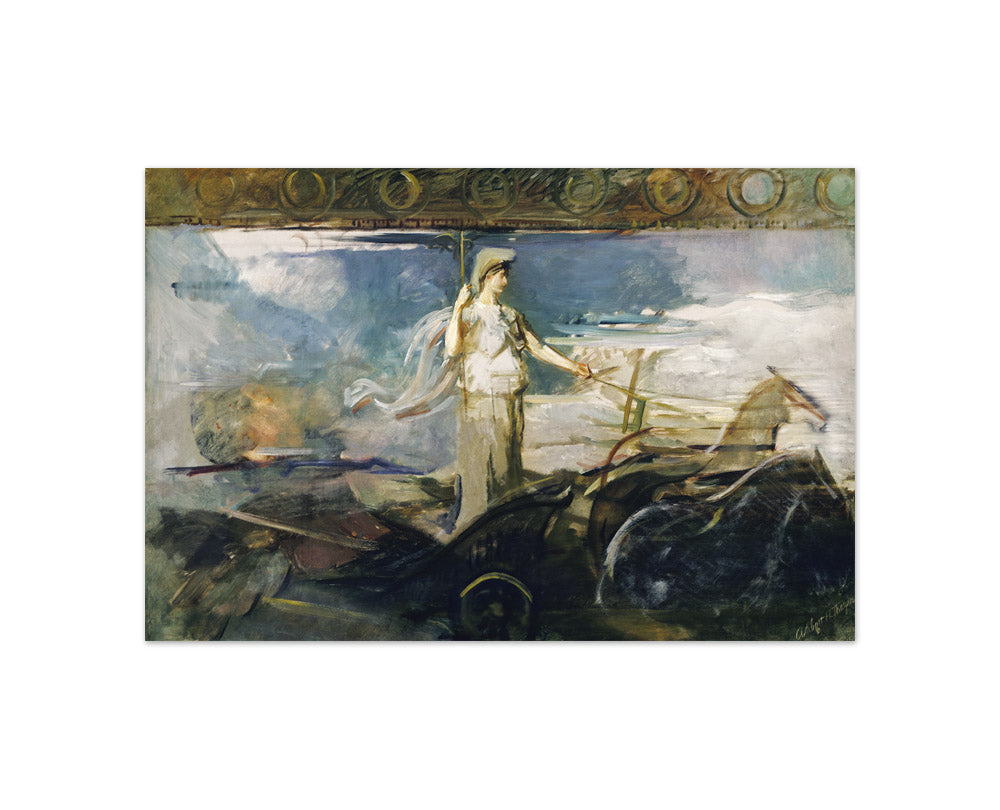 Abbott Handerson Thayer - Minerva in a Chariot - Compact / Full Bleed / No Frame