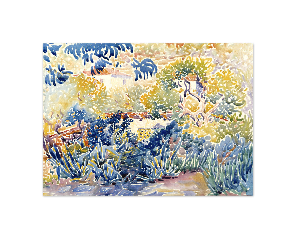 Henri-Edmond Cross - The Artist's Garden at Saint-Clair - Compact / Full Bleed / No Frame