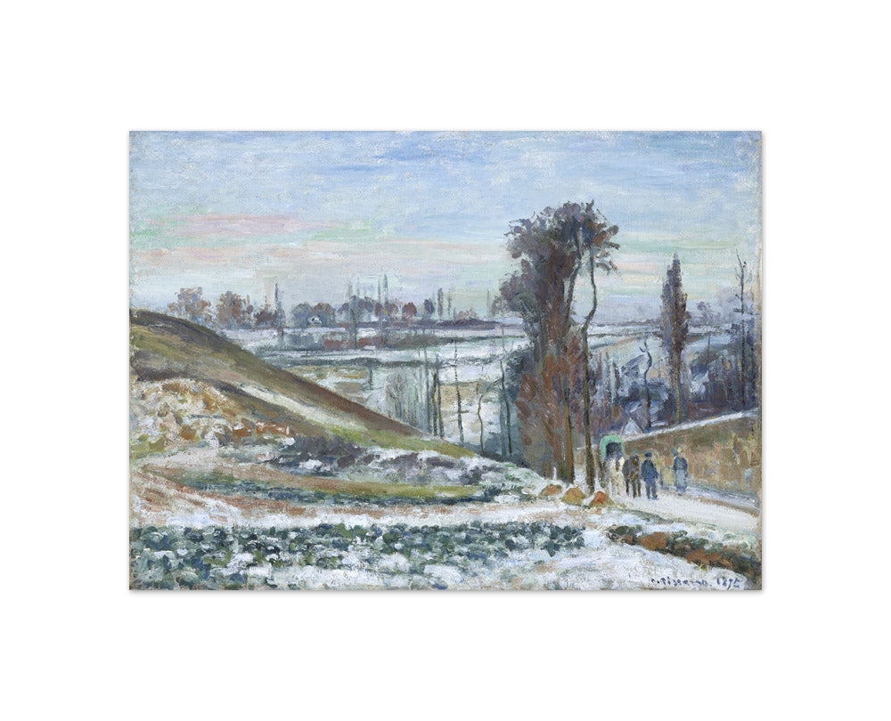 Camille Pissarro - Snow effect at the Hermitage - Compact / Full Bleed / No Frame