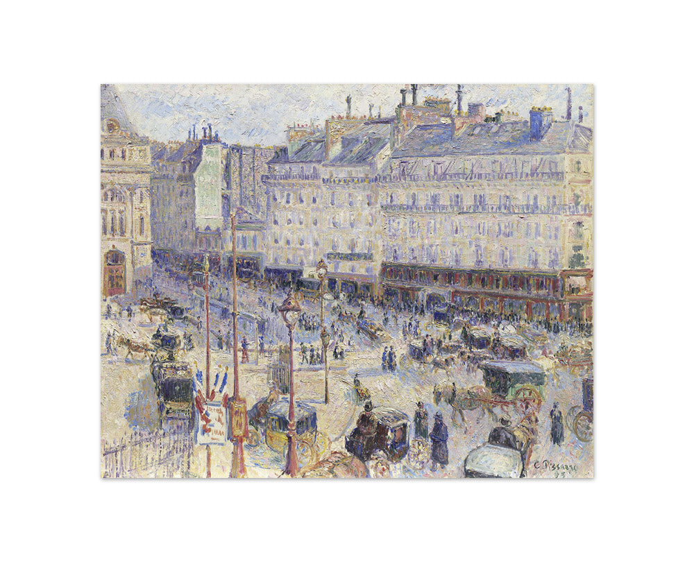 Camille Pissarro - The Place du Havre, Paris - Compact / Full Bleed / No Frame