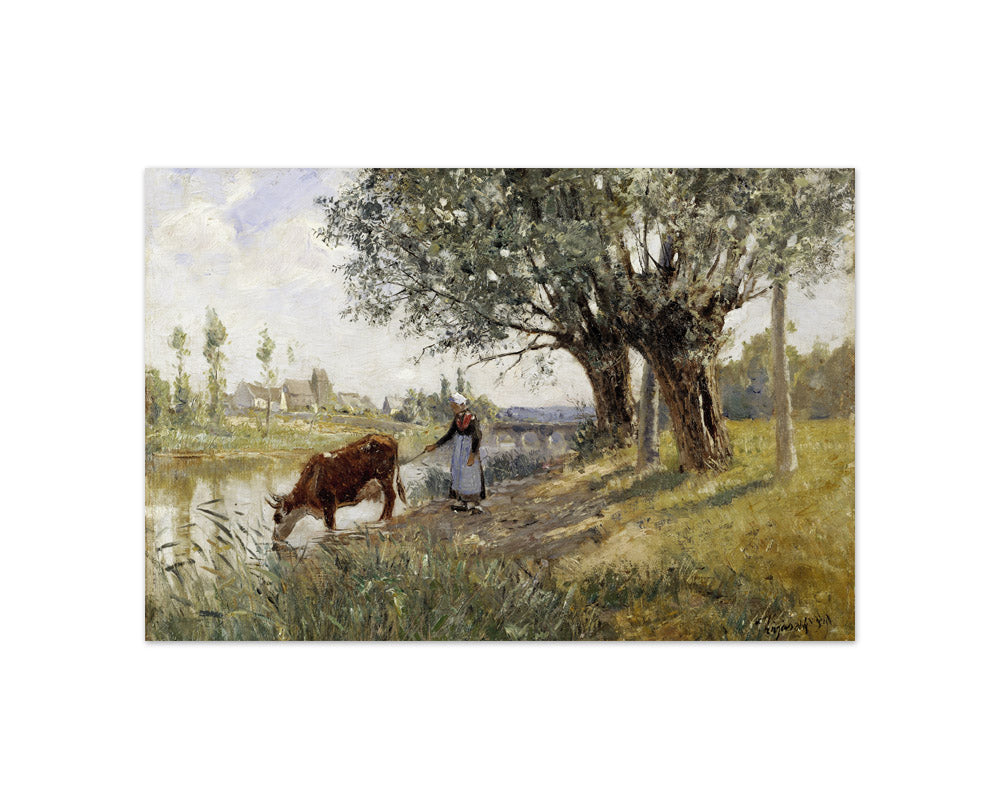 Camille Pissarro - Countryside near Grez-sur-Loing - Compact / Full Bleed / No Frame