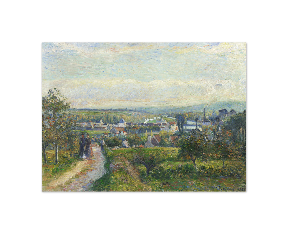 Camille Pissarro - View of Saint-Ouen-l’Aumône - Compact / Full Bleed / No Frame