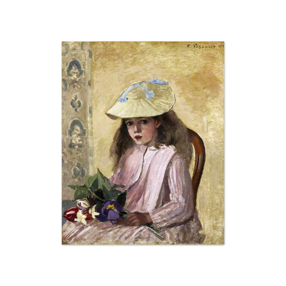 Camille Pissarro - Portrait of the Artist’s Daughter - Compact / Full Bleed / No Frame