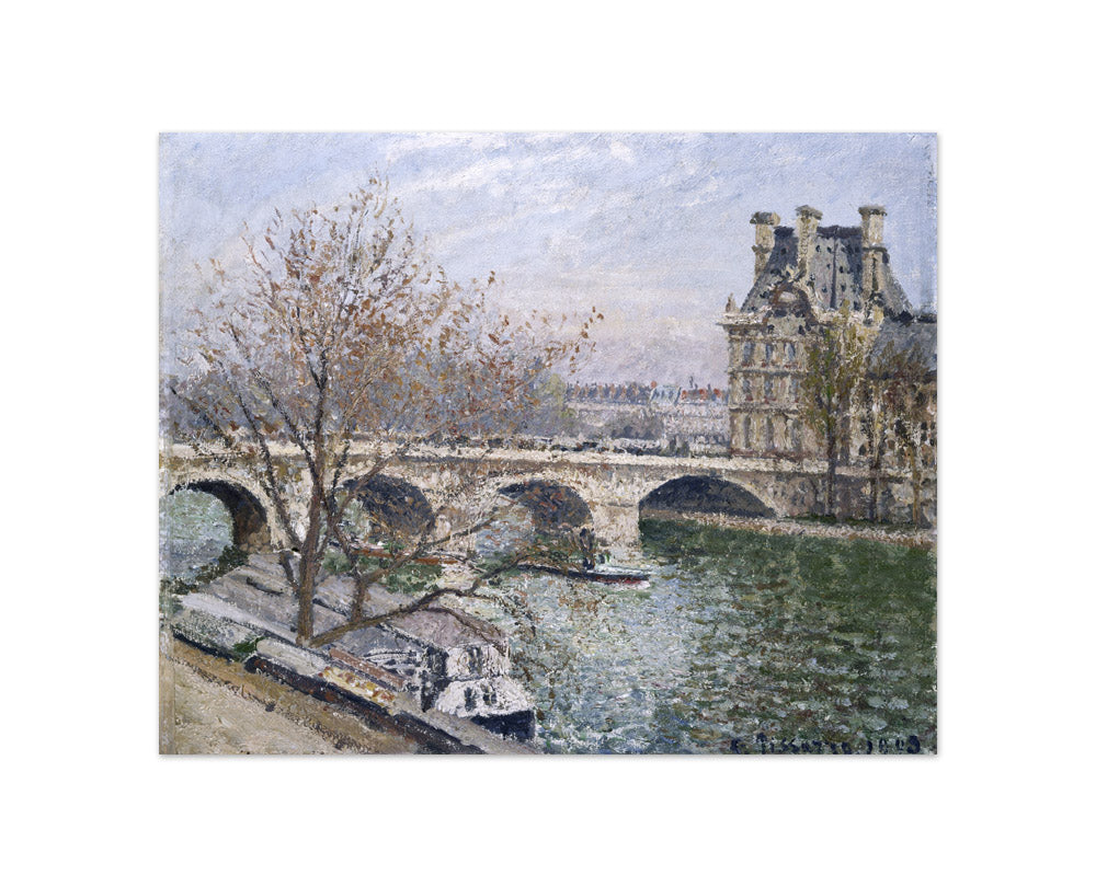 Camille Pissarro - The Pont Royal and the Pavillon de Flore - Compact / Full Bleed / No Frame