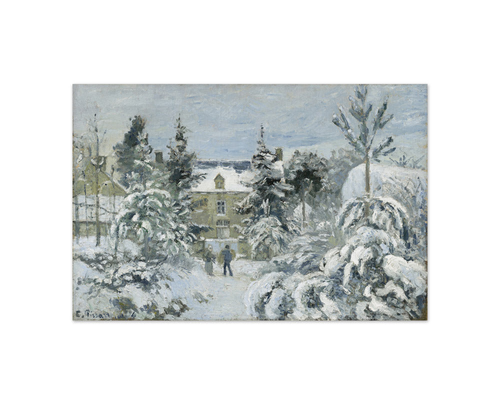 Camille Pissarro - Piette's House at Montfoucault - Compact / Full Bleed / No Frame