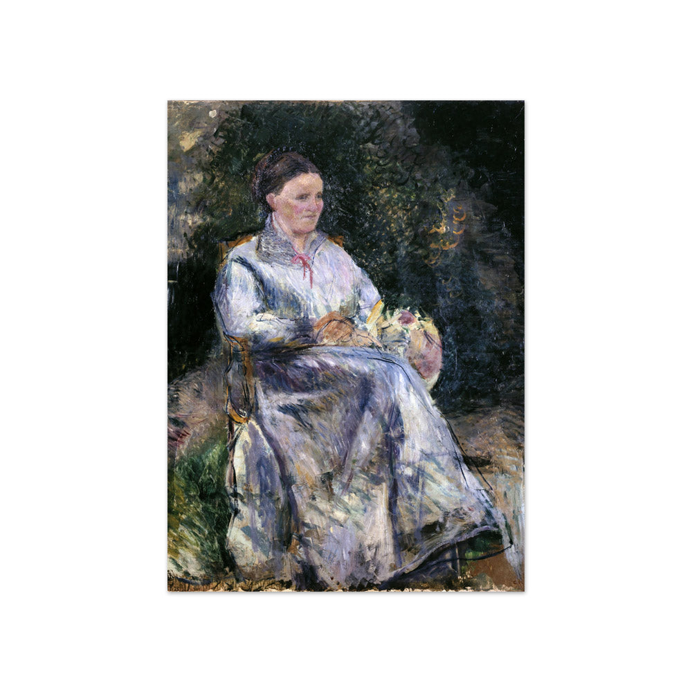 Camille Pissarro - Julie Pissarro in the garden - Compact / Full Bleed / No Frame
