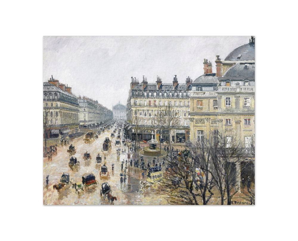 Camille Pissarro - French Theater Square, Paris - Compact / Full Bleed / No Frame