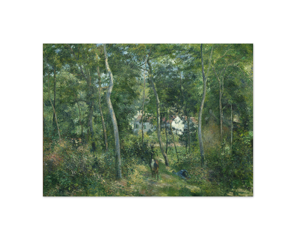 Camille Pissarro - Edge of the Woods Near L'Hermitage, Pontoise - Compact / Full Bleed / No Frame