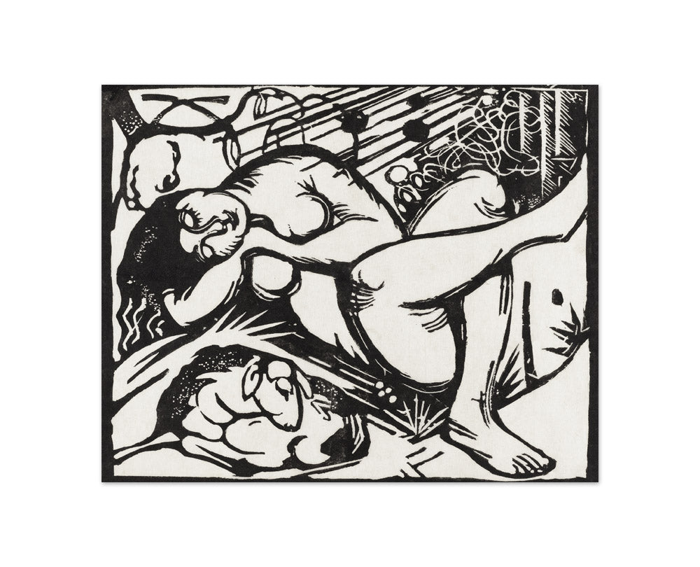 Franz Marc - Sleeping Shepherdess - Compact / Full Bleed / No Frame