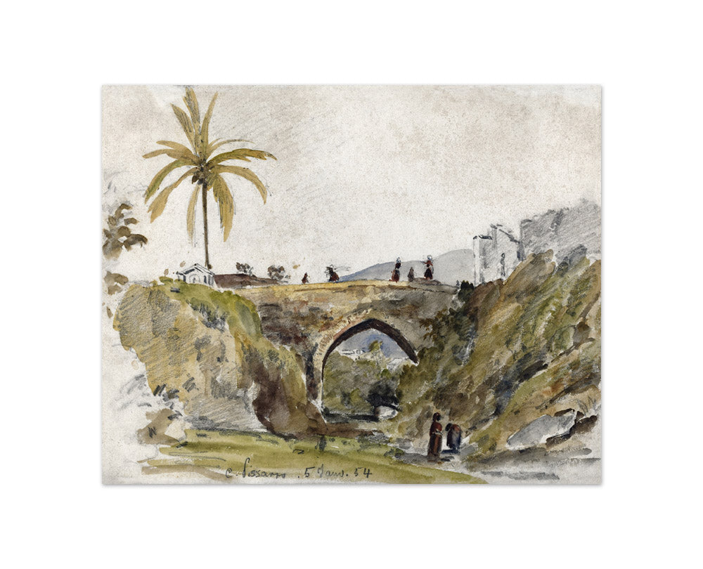 Camille Pissarro - Bridge at Caracas - Compact / Full Bleed / No Frame