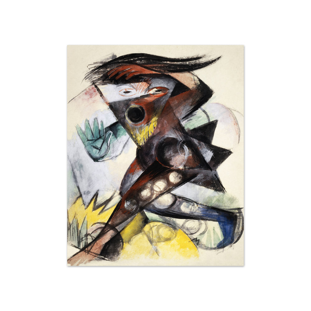 Franz Marc - Caliban - figurine for "The Tempest" - Compact / Full Bleed / No Frame