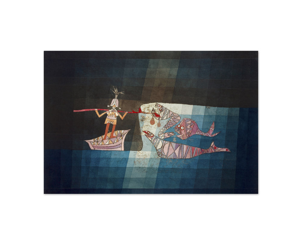 Paul Klee - Battle scene from the funny and fantastic opera "The Seafarers" - Compact / Full Bleed / No Frame