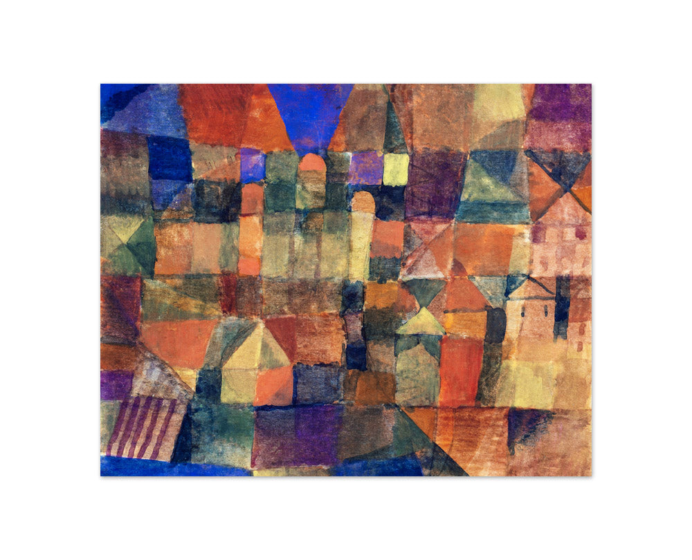 Paul Klee - City with the three domes - Compact / Full Bleed / No Frame
