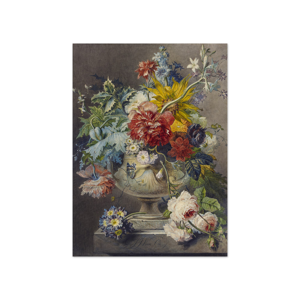 Georgius Jacobus johannes van Os - Bouquet of Flowers in a Vase - Compact / Full Bleed / No Frame