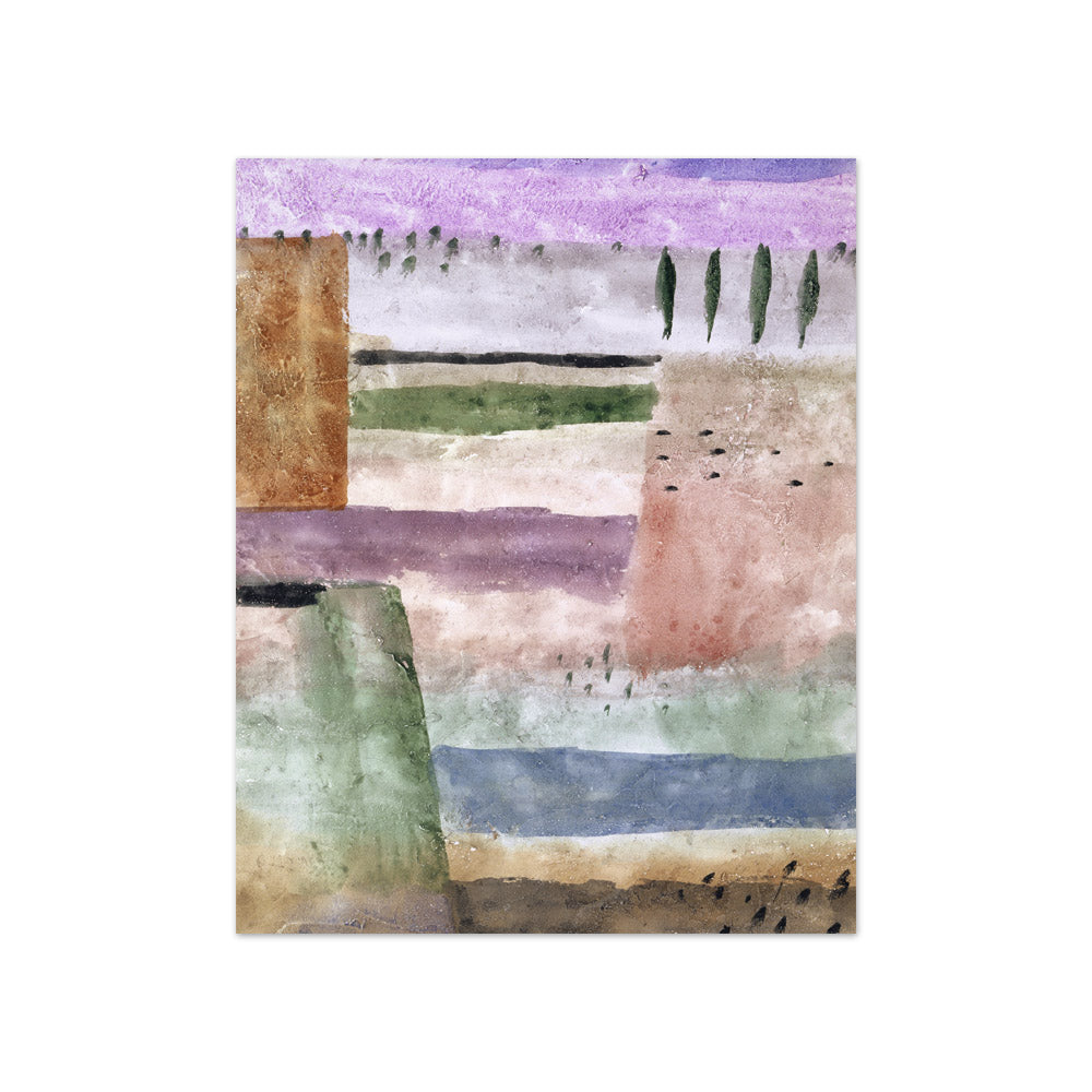 Paul Klee - Landscape with Poplars - Compact / Full Bleed / No Frame
