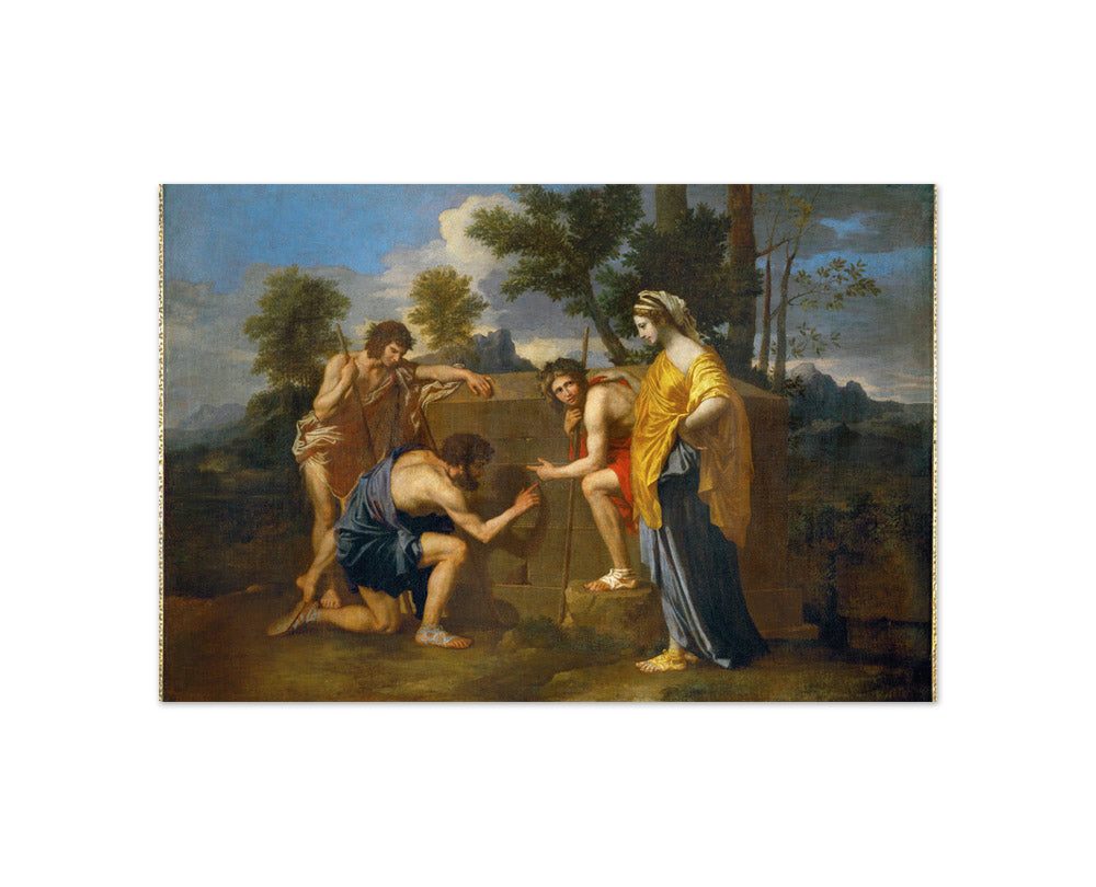 Nicolas Poussin - Et in Arcadia ego - Compact / Full Bleed / No Frame