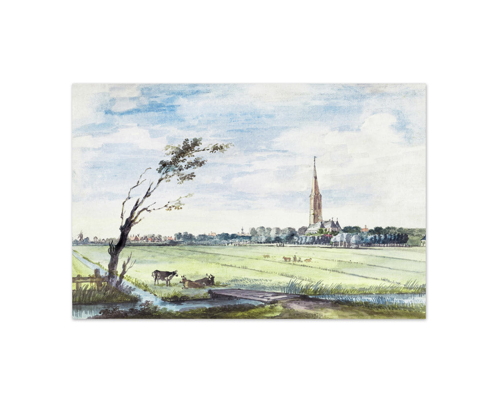 Aert Schouman - The village of 's-Gravenzande - Compact / Full Bleed / No Frame