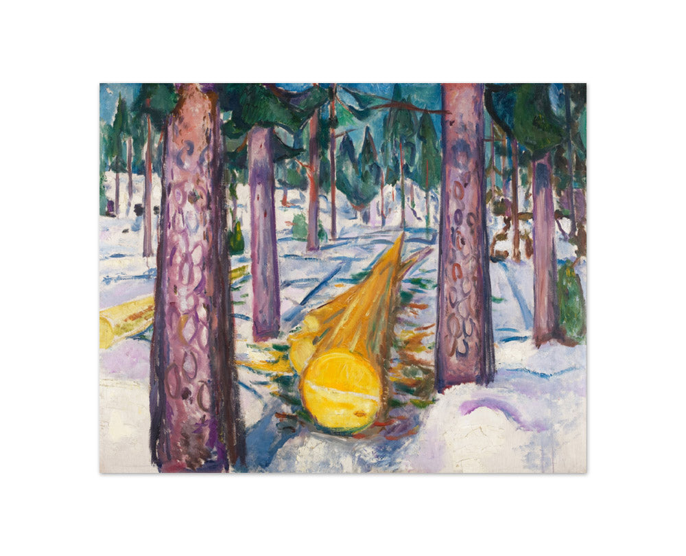 Edvard Munch - The Yellow Log - Compact / Full Bleed / No Frame