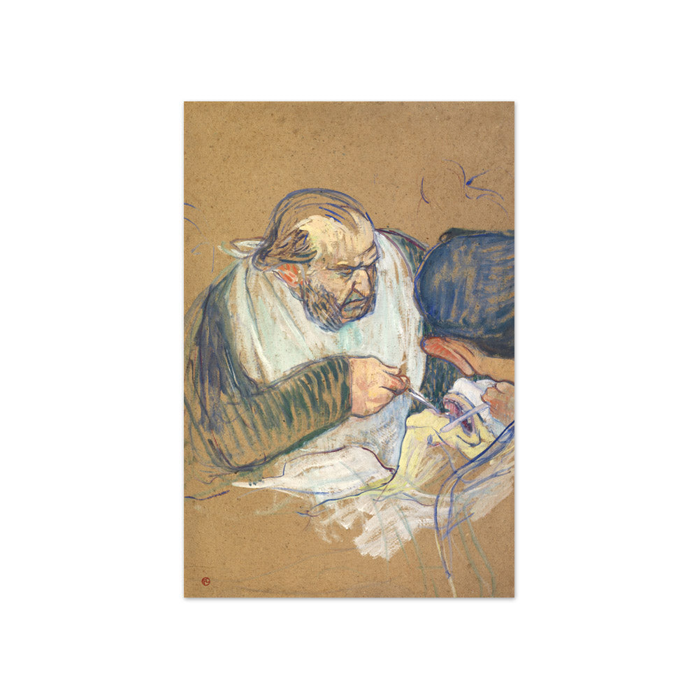 Henri de Toulouse–Lautrec - Dr. Pean Operating - Compact / Full Bleed / No Frame
