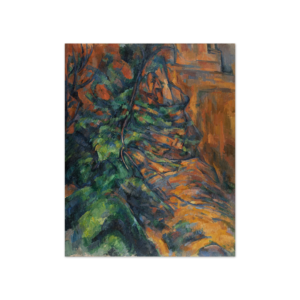 Paul Cézanne - Rocks and Branches - Compact / Full Bleed / No Frame