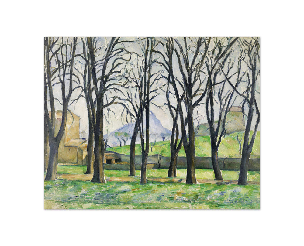 Paul Cézanne - Chestnut Trees at Jas de Bouffan - Compact / Full Bleed / No Frame