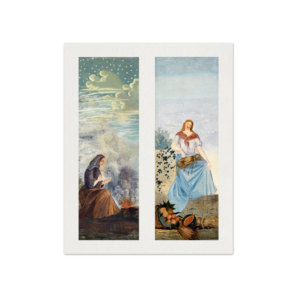 Paul Cézanne - The four seasons - Compact / Full Bleed / No Frame