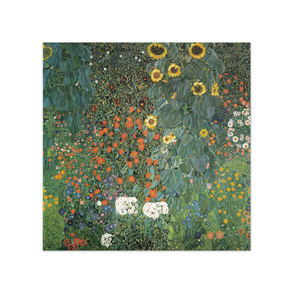 Gustav Klimt - Farm Garden with Sunflowers - Compact / Full Bleed / No Frame