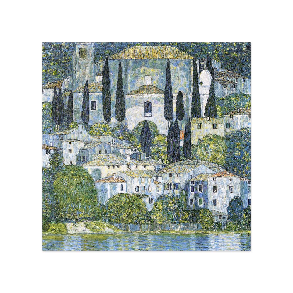 Gustav Klimt - Church in Cassone - Compact / Full Bleed / No Frame