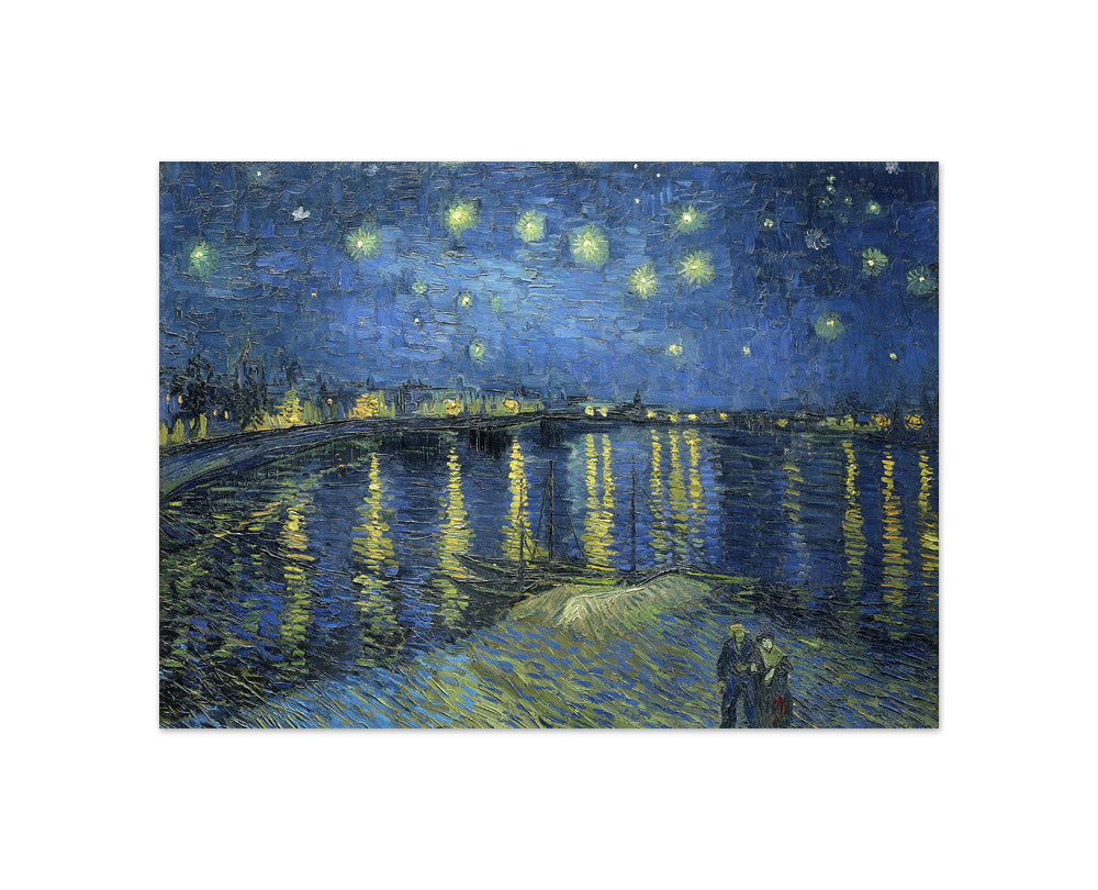 Vincent van Gogh - Starry Night Over the Rhone - Compact / Full Bleed / No Frame