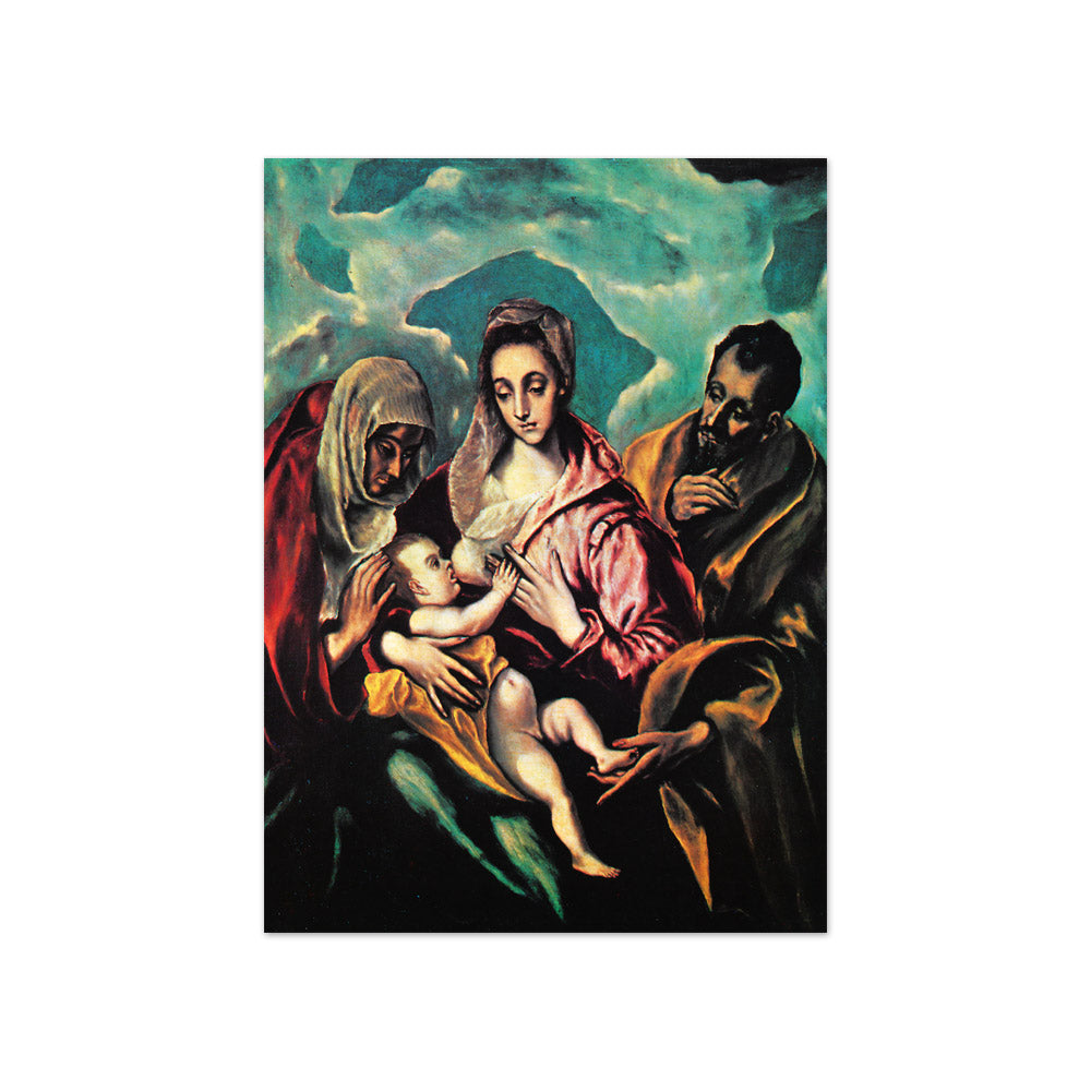 El Greco - The Holy Family and St Anne - Compact / Full Bleed / No Frame