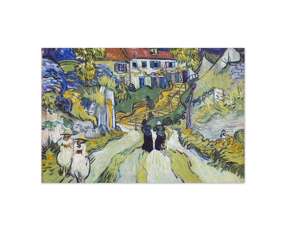 Vincent van Gogh - Stairway at Auvers - Compact / Full Bleed / No Frame