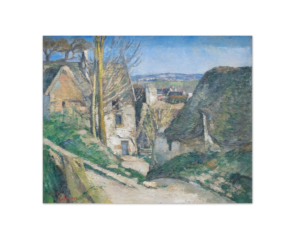 Paul Cézanne - The Hanged man s House in Auvers-sur-Oise - Compact / Full Bleed / No Frame