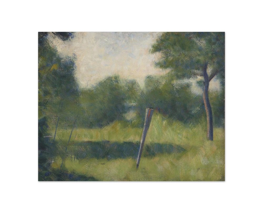 Georges Seurat - Landscape at the Stake - Compact / Full Bleed / No Frame