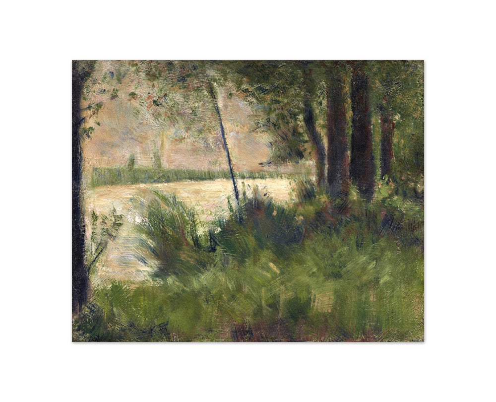 Georges Seurat - Grassy Riverbank - Compact / Full Bleed / No Frame