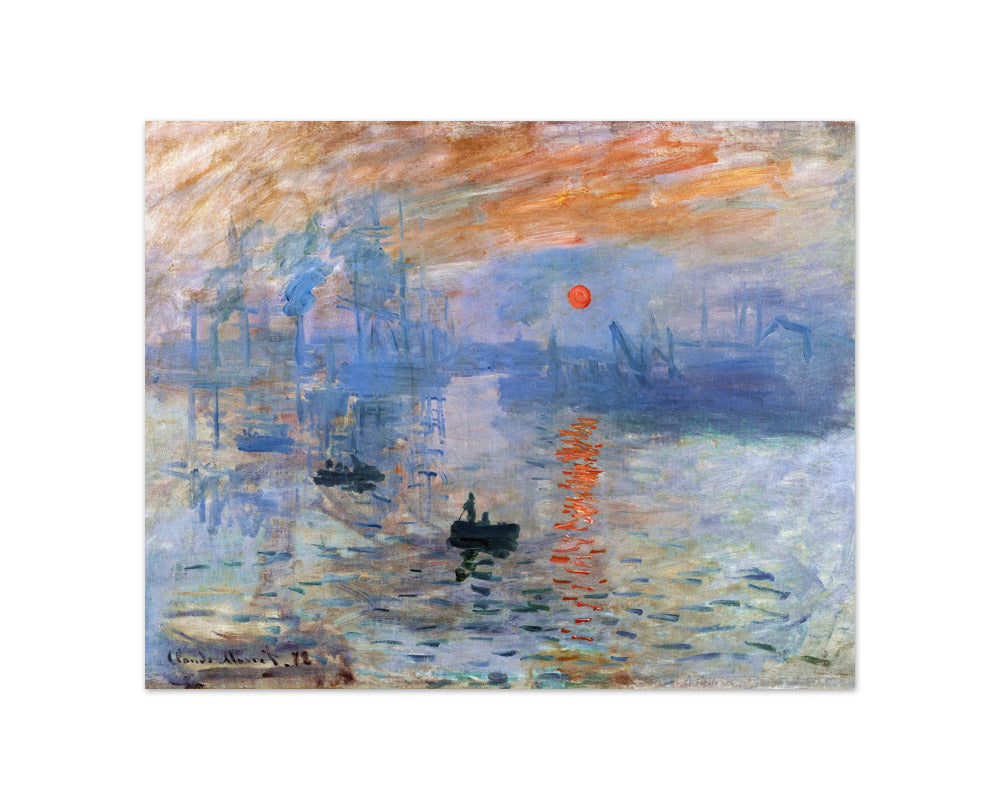 Claude Monet - Impression, Sunrise - Compact / Full Bleed / No Frame