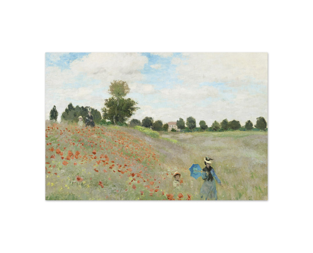 Claude Monet - The Poppy Field near Argenteuil - Compact / Full Bleed / No Frame