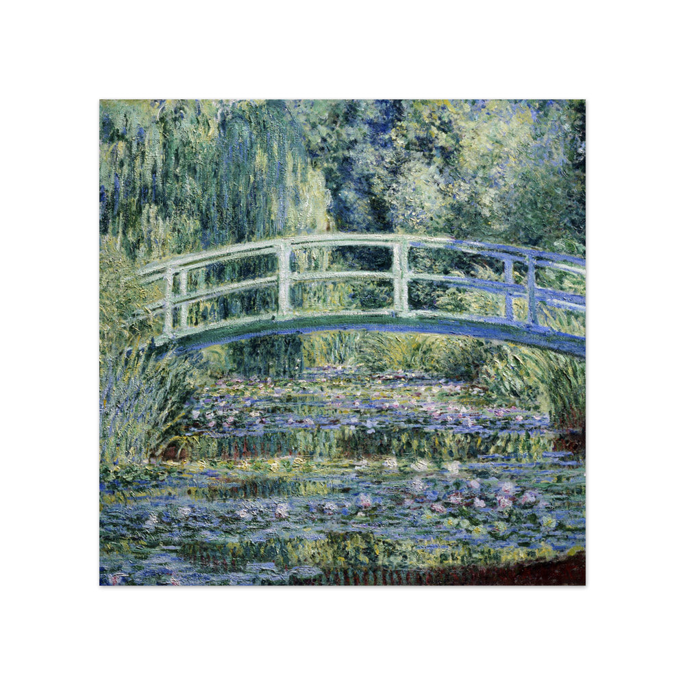 Claude Monet - Water Lilies and Japanese Bridge - Compact / Full Bleed / No Frame