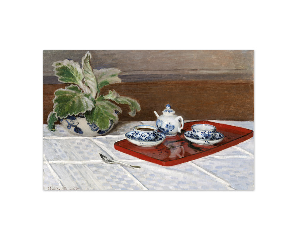 Claude Monet - Still Life, Tea Service - Compact / Full Bleed / No Frame