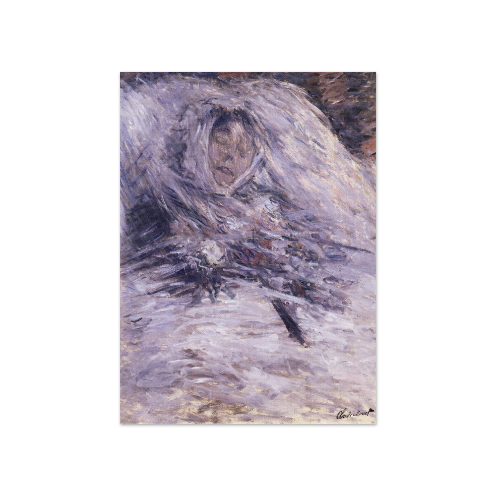 Claude Monet - Camille Monet on her deathbed - Compact / Full Bleed / No Frame