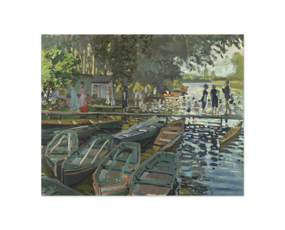 Claude Monet - Bathers at La Grenouillère - Compact / Full Bleed / No Frame