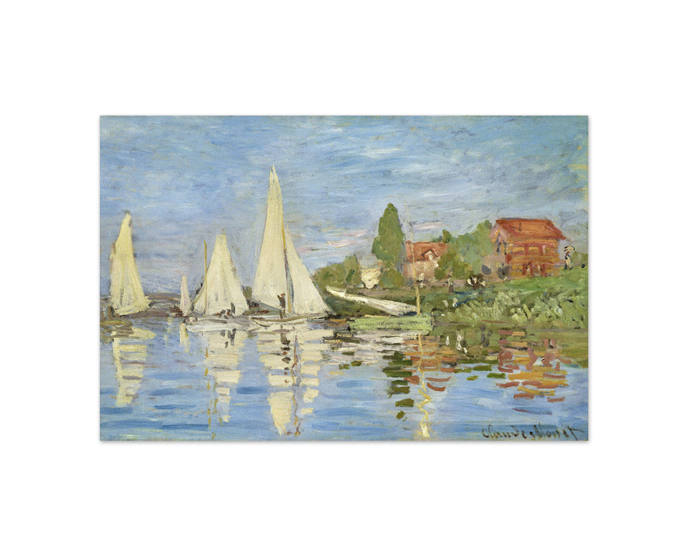 Claude Monet - Regattas at Argenteuil - Compact / Full Bleed / No Frame