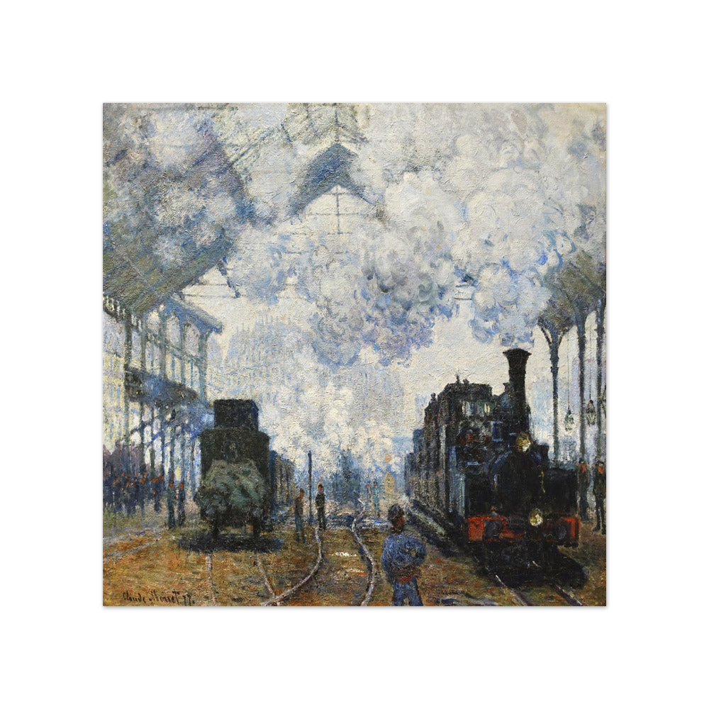 Claude Monet - Arrival of the Normandy Train - Compact / Full Bleed / No Frame