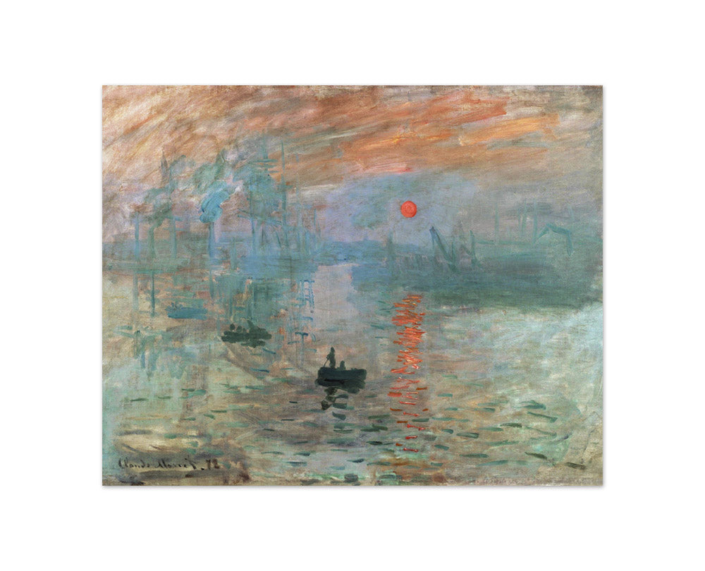 Claude Monet - Impression, Sunrise - Compact / Full Bleed / No Frame