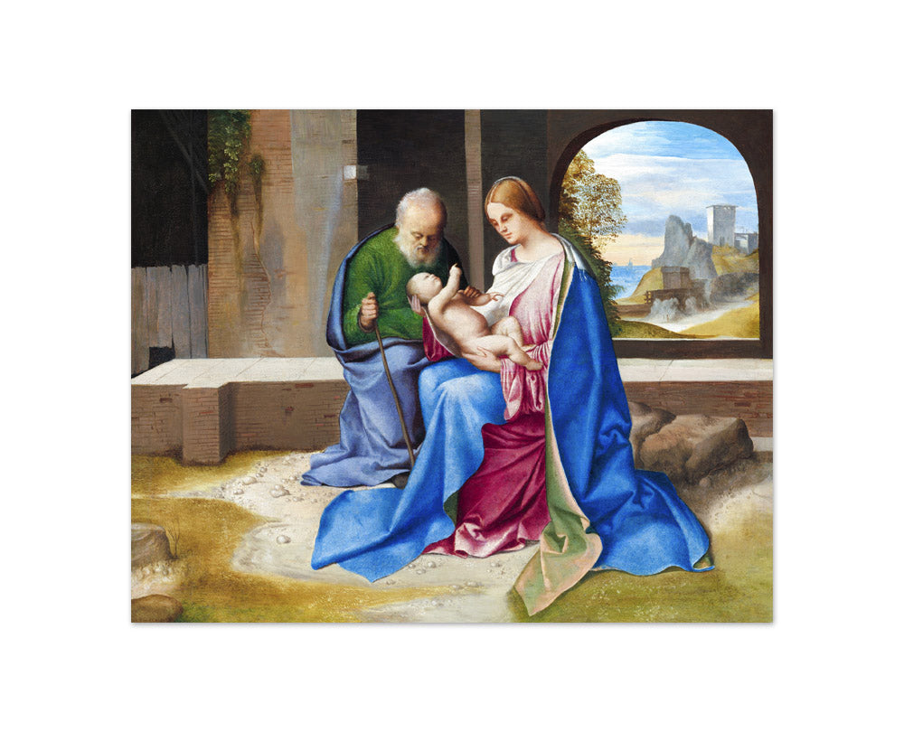 Giorgione - The Holy Family - Compact / Full Bleed / No Frame