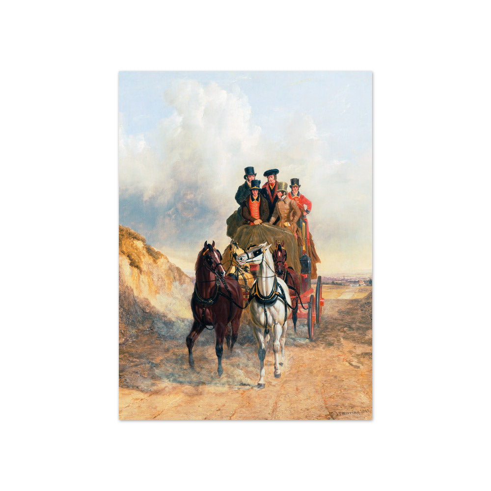 John Frederick Herring - The Royal Mail Coach on the Road - Compact / Full Bleed / No Frame