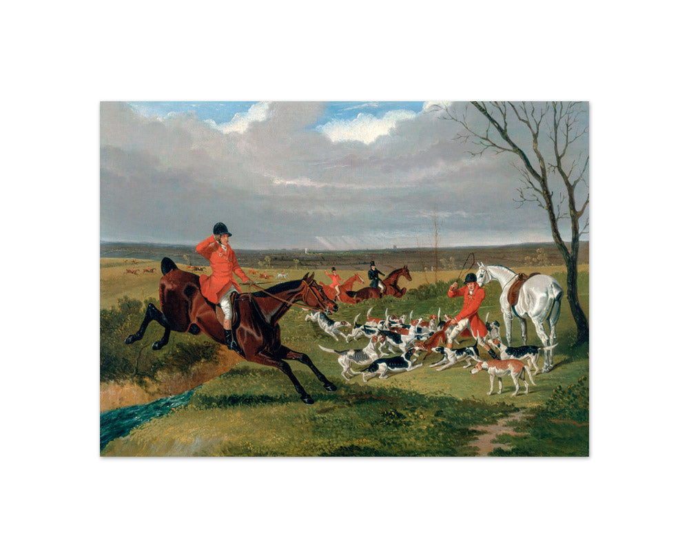 John Frederick Herring - The Suffolk Hunt : The Death - Compact / Full Bleed / No Frame
