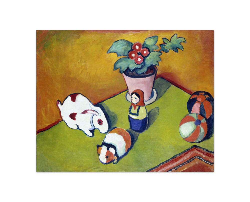 August Macke - Little Walter's Toys - Compact / Full Bleed / No Frame