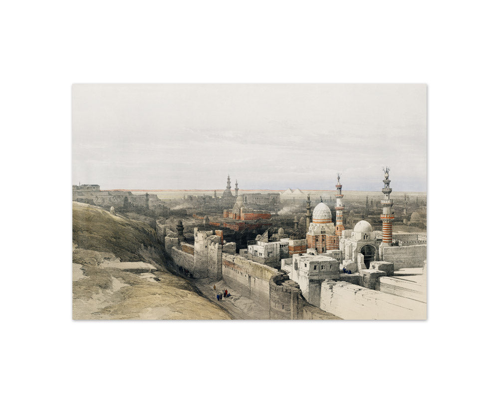 David Roberts - Looking west in Cairo - Compact / Full Bleed / No Frame