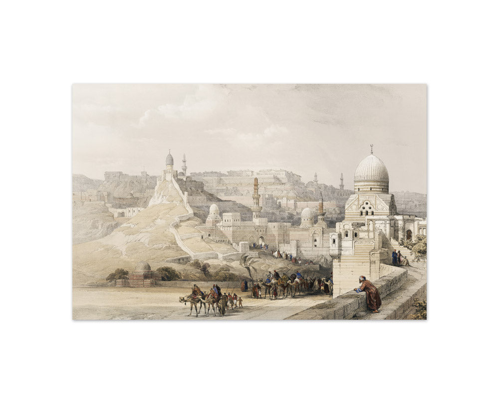 David Roberts - The Citadel of Cairo residence of Mehemet Ali - Compact / Full Bleed / No Frame